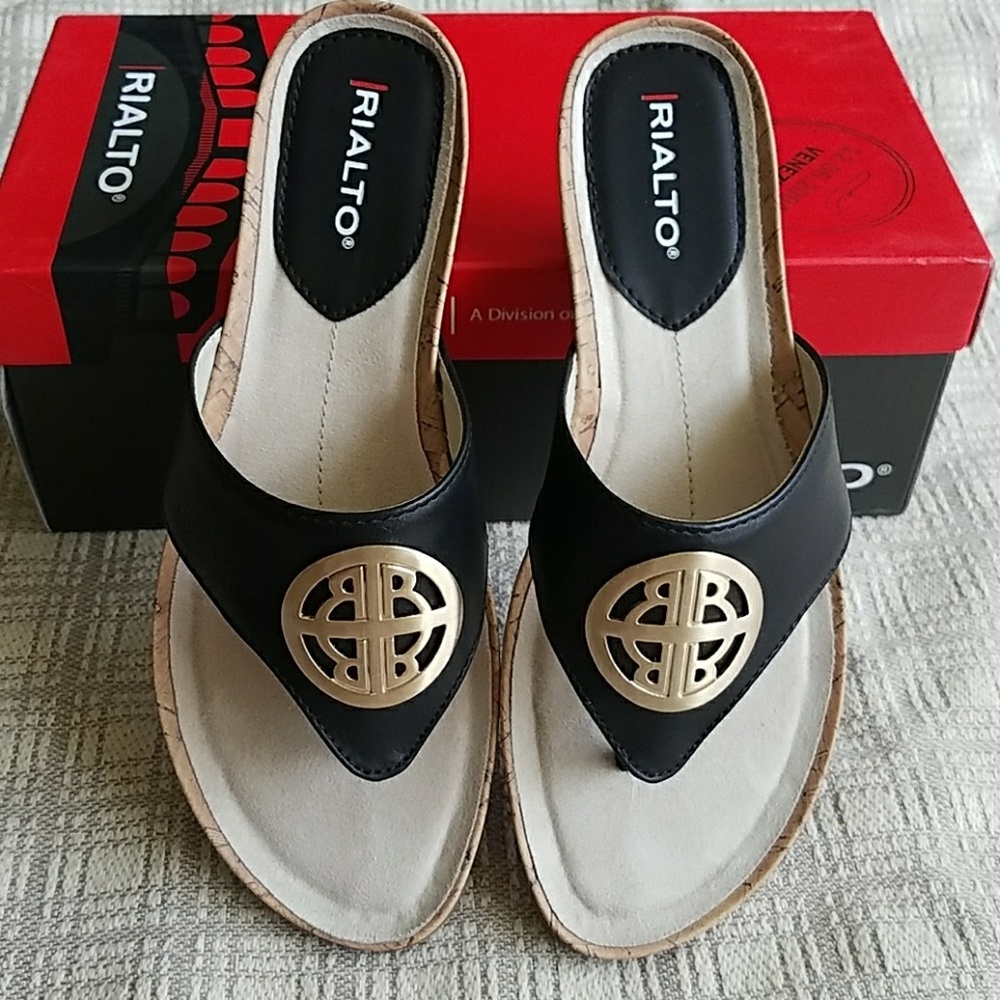 Rialto black sandal